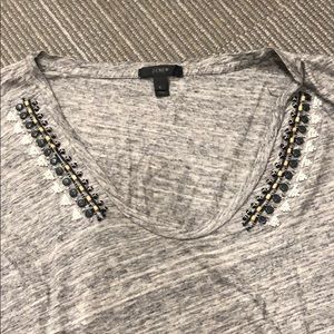 J crew beaded top!